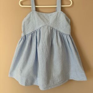 Anvy Kids Blue Gingham Girls Dress size 3T